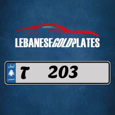 Car plates T 203